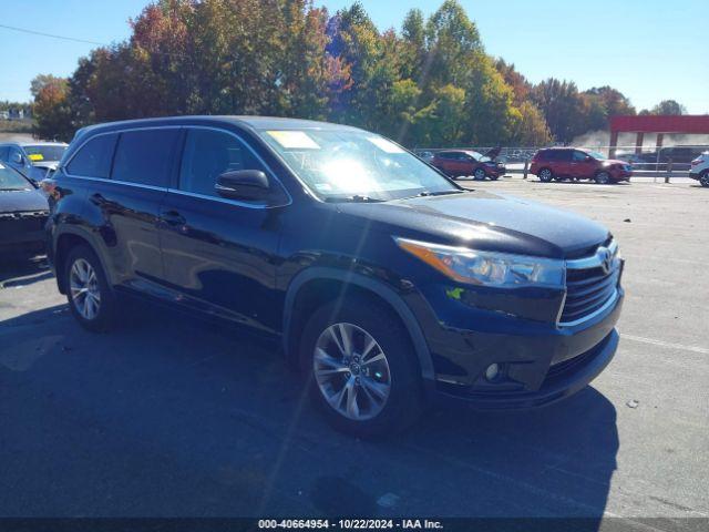  Salvage Toyota Highlander