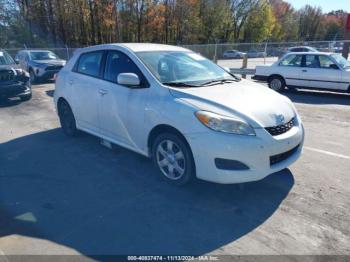  Salvage Toyota Matrix