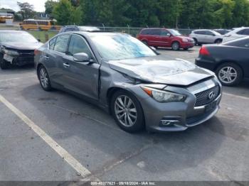  Salvage INFINITI Q50