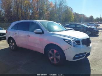  Salvage Acura MDX