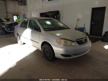  Salvage Toyota Corolla