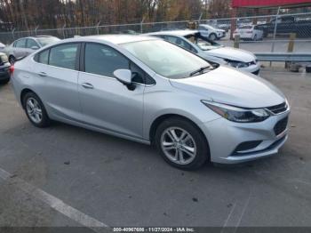  Salvage Chevrolet Cruze