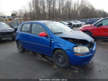  Salvage Chevrolet Aveo