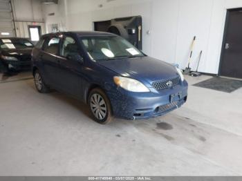  Salvage Toyota Matrix