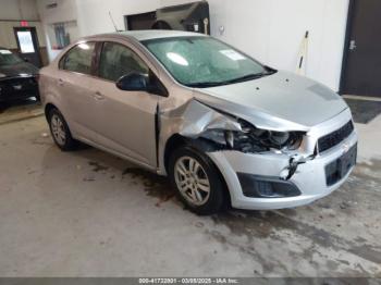  Salvage Chevrolet Sonic