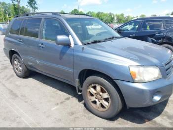  Salvage Toyota Highlander