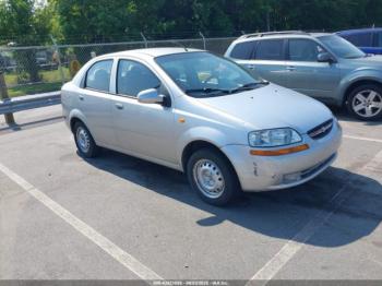  Salvage Chevrolet Aveo