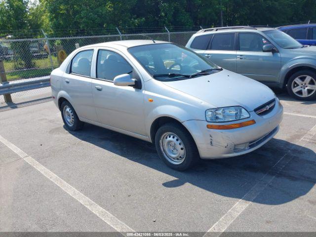  Salvage Chevrolet Aveo