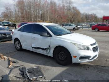  Salvage Chevrolet Cruze