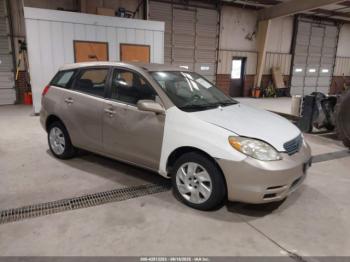  Salvage Toyota Matrix