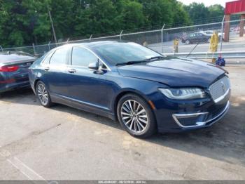  Salvage Lincoln MKZ Hybrid