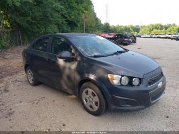  Salvage Chevrolet Sonic