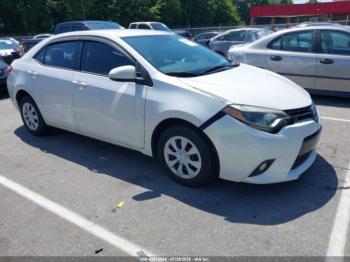  Salvage Toyota Corolla