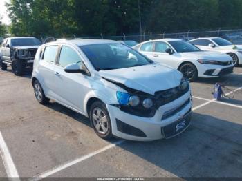  Salvage Chevrolet Sonic