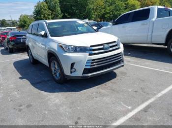  Salvage Toyota Highlander
