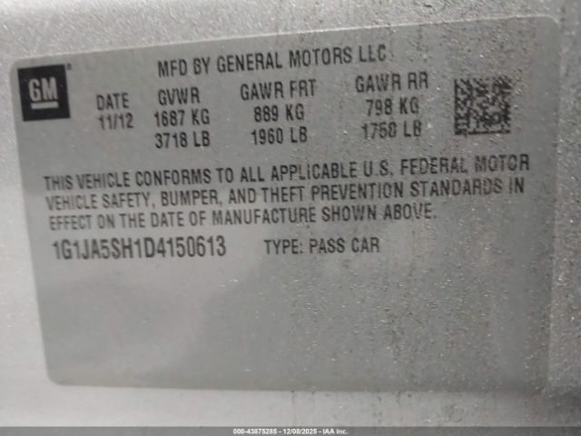 Chevrolet Sonic Ls Auto Image 6