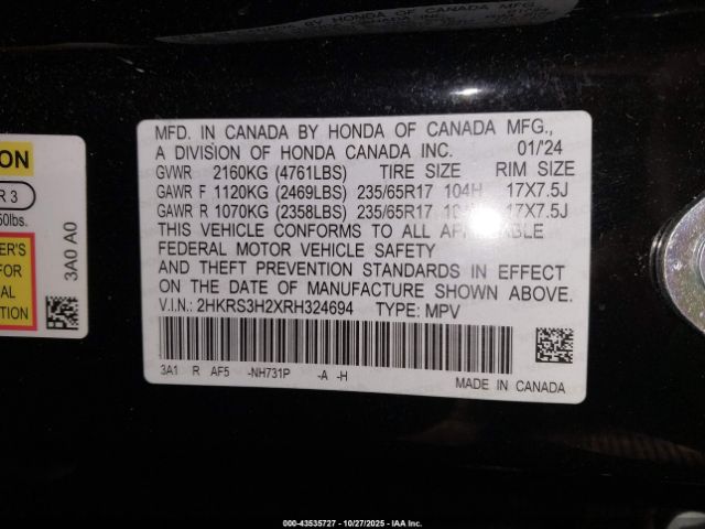 Honda CR-V Lx 2wd Image 4