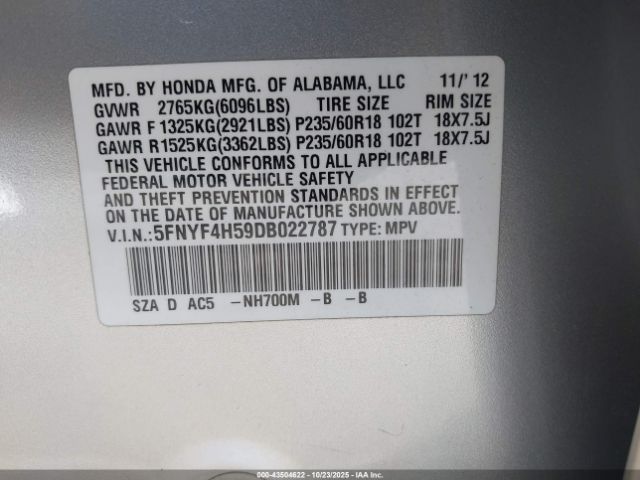 Honda Pilot Ex-l Image 3