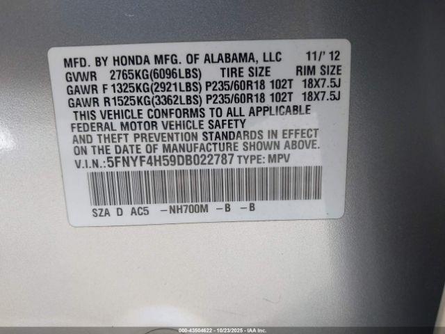 Honda Pilot Ex-l Image 3