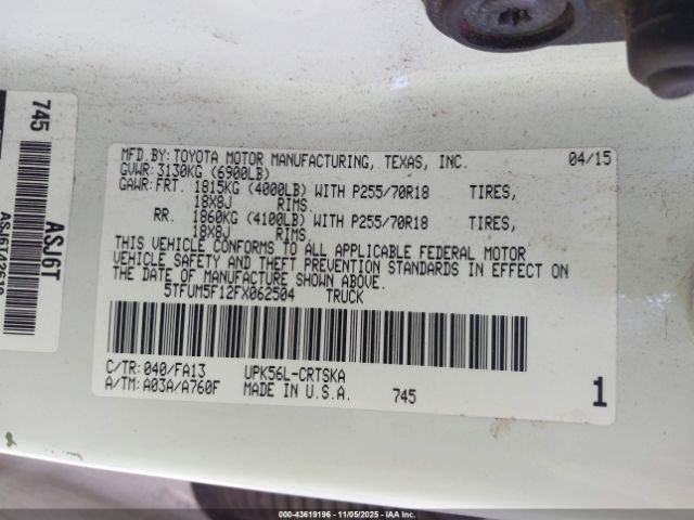 Toyota Tundra Sr 4.6l V8 Image 12