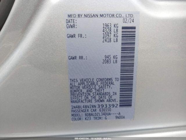 Nissan Altima S Fwd Image 15