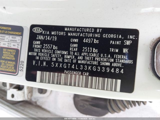 Kia Optima Lx Image 8