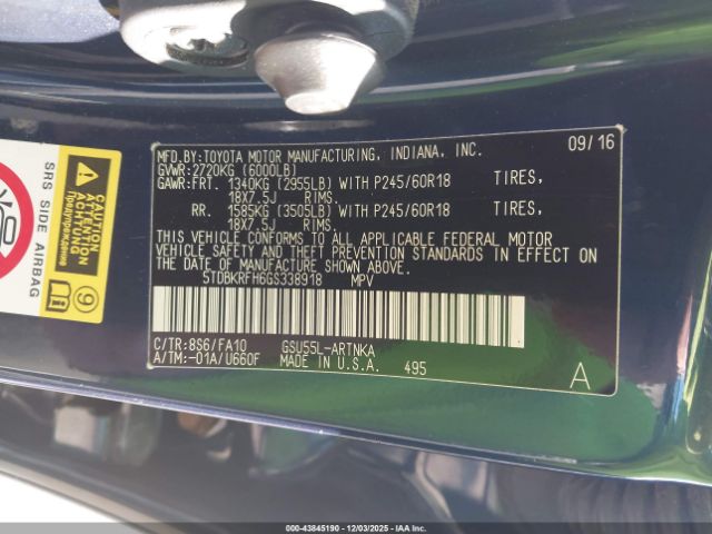 Toyota Highlander Le Plus V6 Image 8