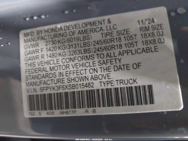 Honda Ridgeline Trailsport Image 9