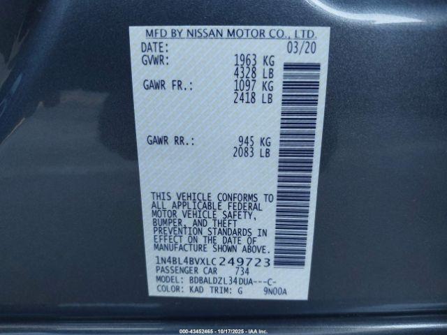 Nissan Altima S Fwd Image 9