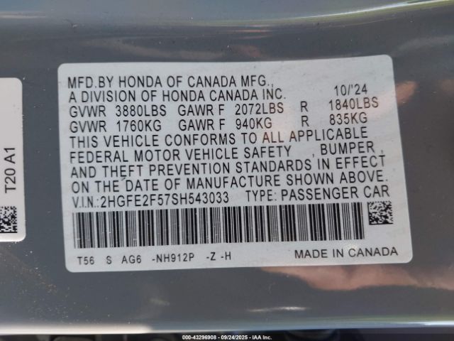 Honda Civic Sport Image 9