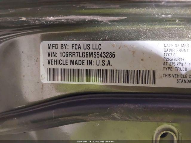 Ram 1500 Slt  4x4 5'7 Box Image 2