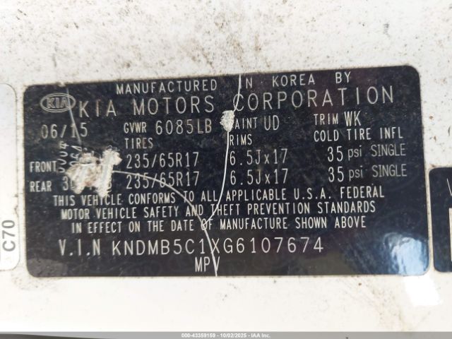 Kia Sedona Lx Image 6