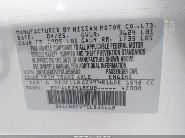 Nissan Versa 1.6 S Image 14