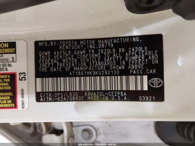 Toyota Camry Xse Image 10