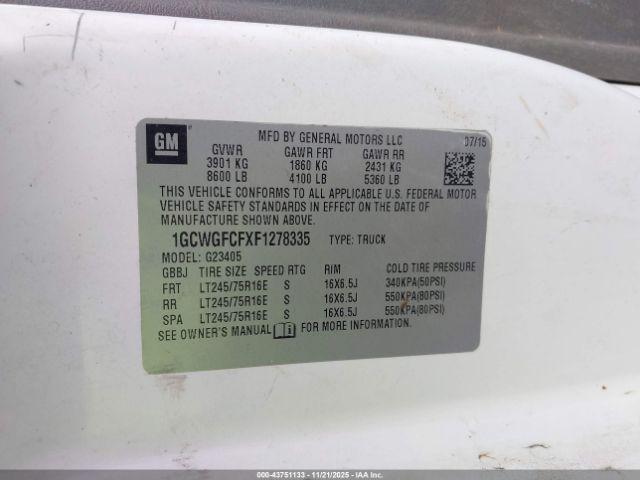 Chevrolet Express Work Van Image 13