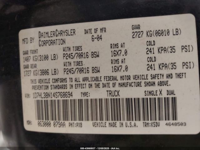 Dodge Dakota Image 13