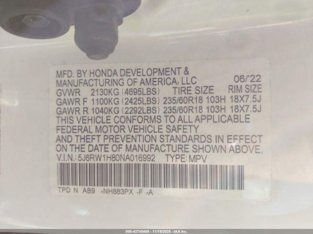 Honda CR-V 2wd Ex-l Image 7